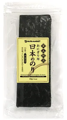ニジヤ 日本ののり おにぎり用 (50枚)