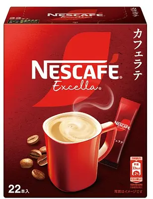 Nestle Japan Nescafe Excella Stick Coffee Cafe Latte | Nijiya Market