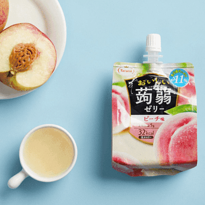 Tarami Konnyaku Jelly Peach 150ml - Image 3