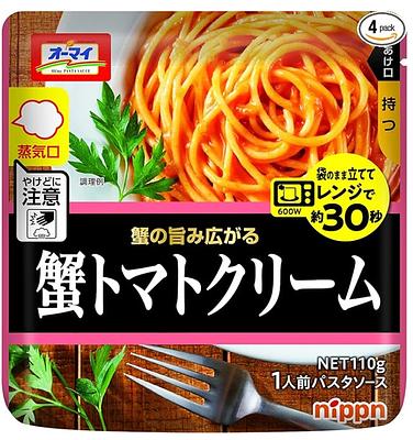 NIPPNOH'MY MICROWAVE PASTA SAUCE CRAB TOMATO CREAM