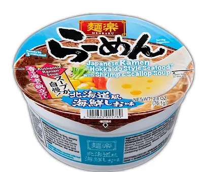 ひかり味噌 麺楽らーめん 北海道風海鮮しお味