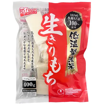 アイリスフーズ 生きりもち 低温製法国産もち米 (400g)