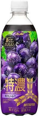 Asahi Inryo Mitsuya Tokunou Grape Squash 500ml