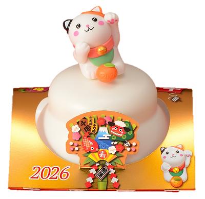 越後製菓 お鏡餅 丸餅入り 招き猫