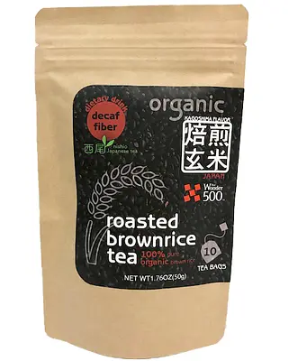 西尾製茶 有機玄米焙煎茶 (10P)