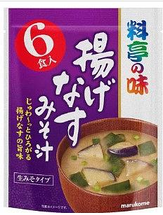 Marukome Ryotei No Aji Miso Soup Agenasu 6P (EXP 5/31/26)
