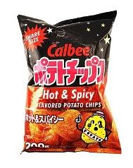 カルビー ポテトチップス シェアサイズ ホット＆スパイシー （賞味期限 5/4/26)