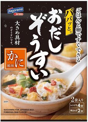 Hagoromo Foods Papatto Zosui Odashi Kani Fumi