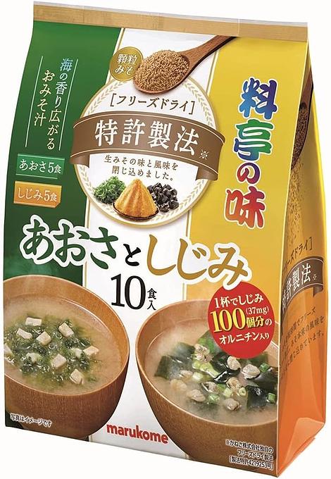 Marukome Miso Soup Aosa Shijimi Otokuyo