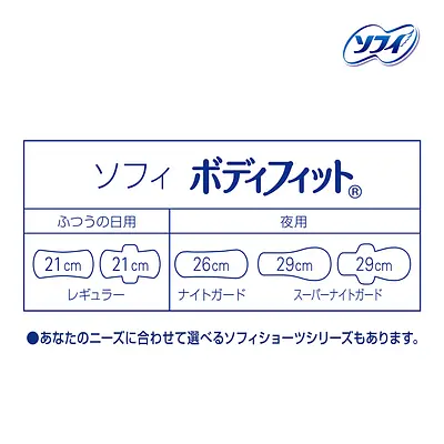 ユニチャーム ソフィボディフィット 羽なし ふつうの日用 (28枚 X 2P) - Image 6