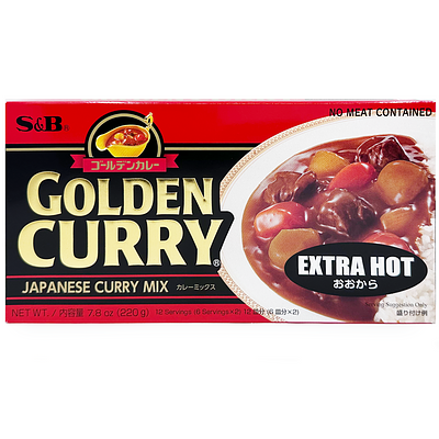 S&B Japanese Premium Golden Curry 160g for 8 Servings - Made in