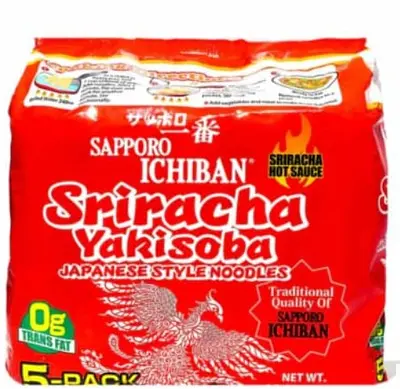 Sapporo Ichiban Yakisoba Sriracha 5p