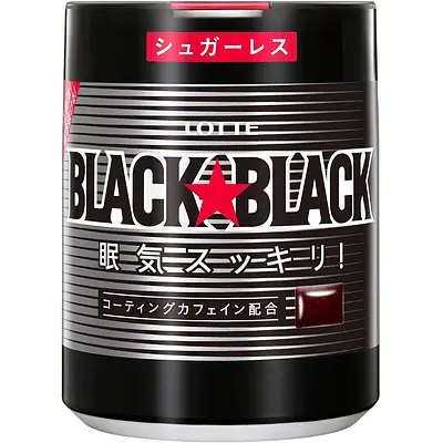 Lotte Black Black Tablet Family Bottle