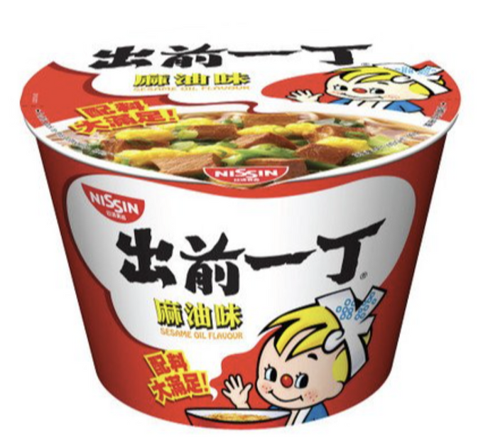 日清食品 出前一丁ボウル ゴマ油味 (賞味期限 4/18/2026)