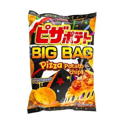 カルビー ポテトチップスメガ ピザポテト お徳用 | ニジヤマーケット