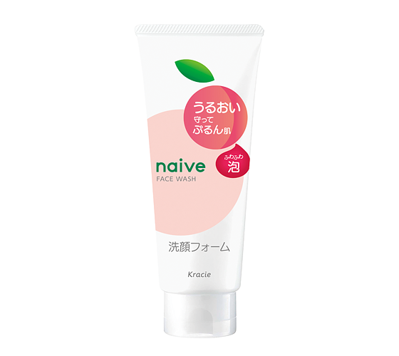Kracie Naive Facial Cleansing Foam Peach Leaf Extract