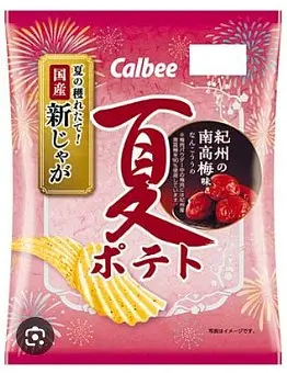 カルビー 夏ポテト 紀州の南高梅味 （賞味期限 11/30/26)