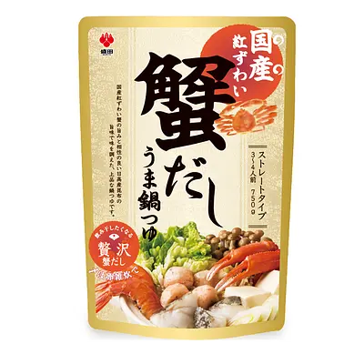 盛田 鍋つゆ 国産紅ずわい蟹だしうま