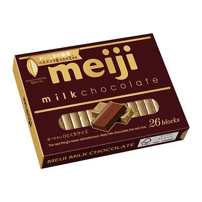 Meiji Milk Chocolate 26 blocks