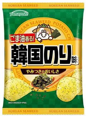 Yamayoshi Potato Chips Kankoku Nori