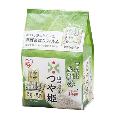 アイリスオーヤマ 生鮮米 山形県産つや姫 (1.5KG)
