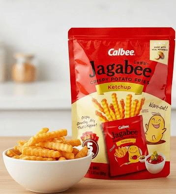 CalbeecJagabee Crispy Potato Fries Ketchup 5P - Image 4