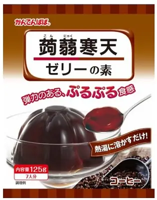 伊那食品 蒟蒻寒天ゼリーの素 コーヒー