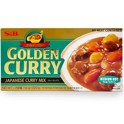 S&B Golden Curry Jumbo Medium Hot