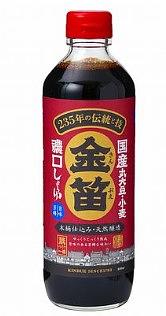 笛木醤油 しょうゆ 金笛 (600ml) (ラベルに小さな傷あり）