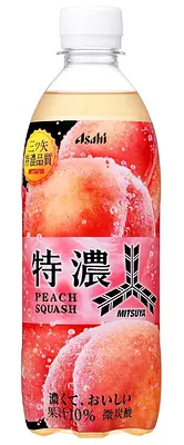 Asahi Inryo Mitsuya Tokunou Peach Squash 500ml