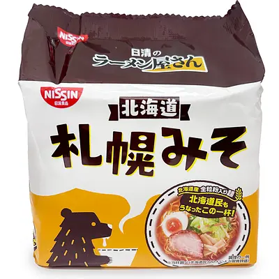Nissin Shokuhin Ramenyasan Hokkaido Sapporo Miso 5P | Nijiya Market