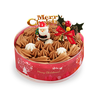 Nijiya Christmas Rich Chocolate Cake 6"