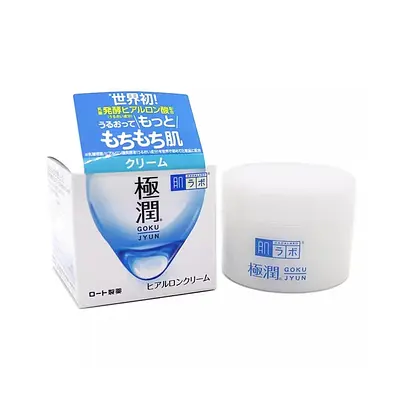 Rohto Seiyaku Hadalabo Gokujyun Hyaluronic Acid Cream - Image 2