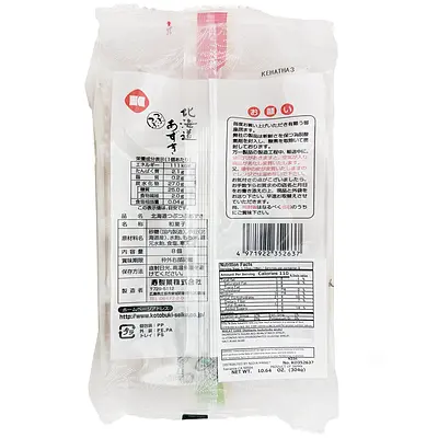 寿製菓 北海道粒々あずき最中 (8P) | ニジヤマーケット