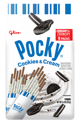 Glico Pocky Cookies & Cream Family Size