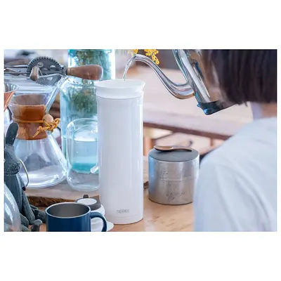 サーモス ステンレスポットお茶パック入れ付き 1L - Image 2