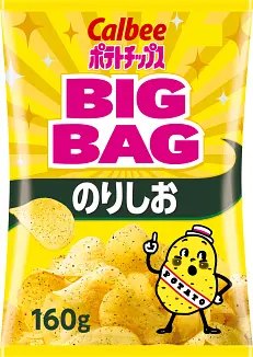 Calbee Potato Chips Big Bag Seaweed Salt