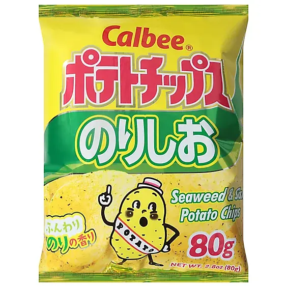 カルビー ポテトチップス のりしお （英語）
