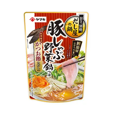 ヤマキ 鍋つゆ 豚しゃぶ野菜