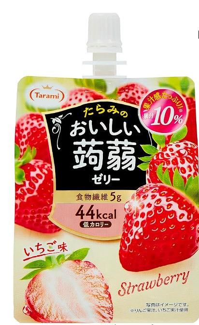 たらみ おいしい蒟蒻ゼリー いちご味 (150ML)