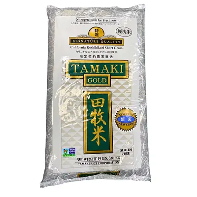 Tamaki Rice Tamaki Gold 15lb