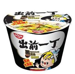 NISSIN SHOKUHIN DEMAE RAMEN BOWL BLACK GARLIC OIL TONKOTSU FLAVOR (Exp 5/23/26)