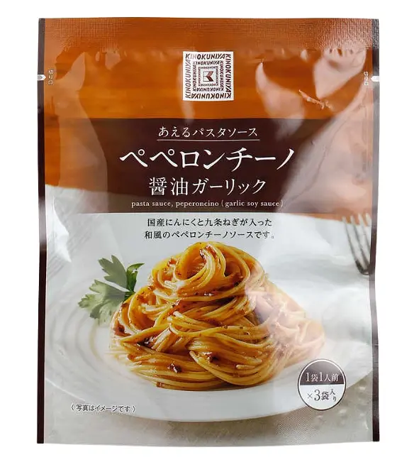 Kinokuniya Pasta Sauce Peperoncino Shoyu Garlic