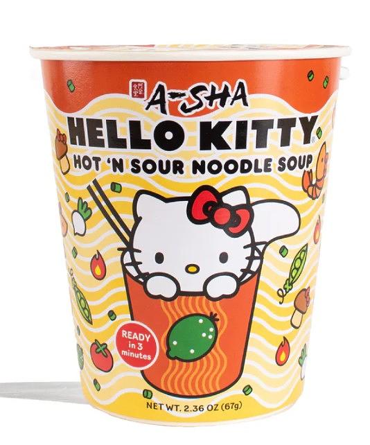 アーシャ ハローキティ ホット＆サワーヌードル (1P)