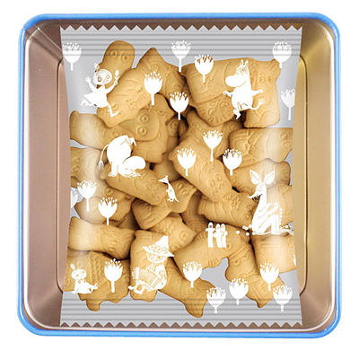 北陸製菓 ムーミンビスケット缶 ミルク - Image 2