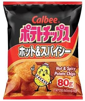 Calbee Potato Chips Hot & Spicy (English) (Exp 8/5/26)