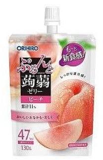 Orihiro Konnyaku Jelly Peach (Exp 6/30/26)