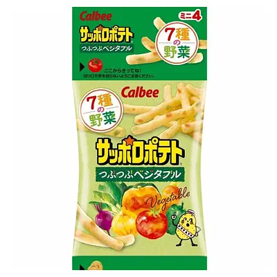 カルビー サッポロポテト つぶつぶベジタブル (4連) - Image 2