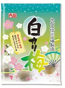 フーズ みなみ信州 白カリ梅 （賞味期限 9/26/26)