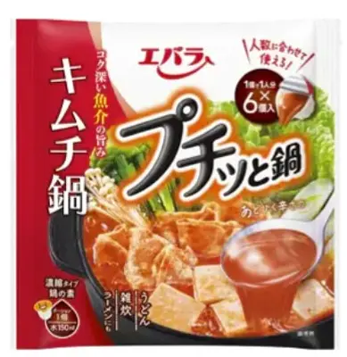 エバラ食品 プチッと鍋 キムチ鍋 6個入り